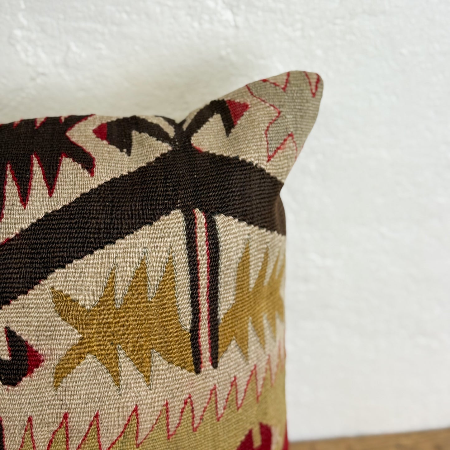 Old Kilim Rug Cushion VIII