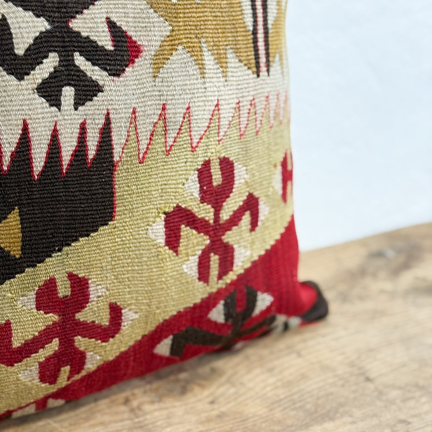 Old Kilim Rug Cushion VIII