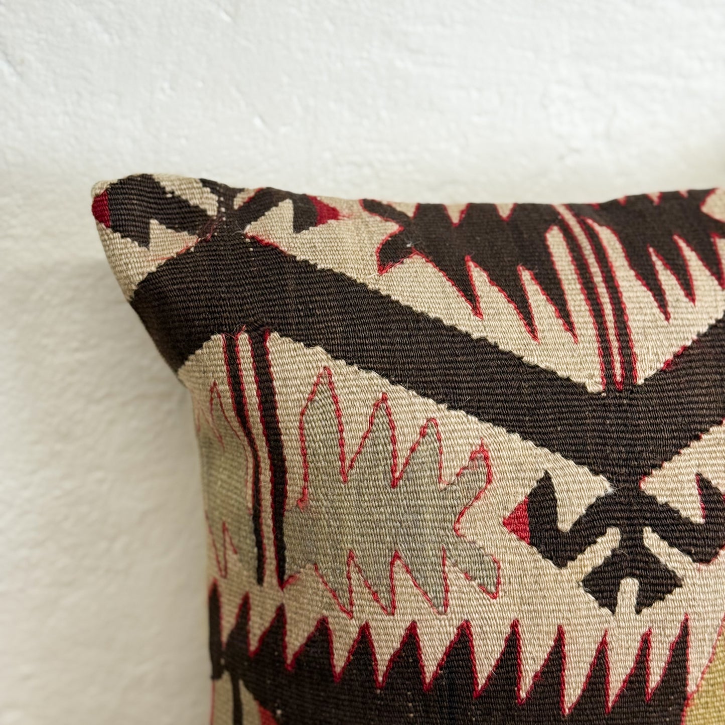 Old Kilim Rug Cushion VIII