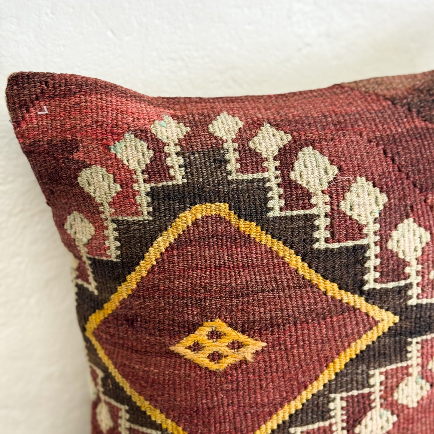 Old Kilim Rug Cushion IX