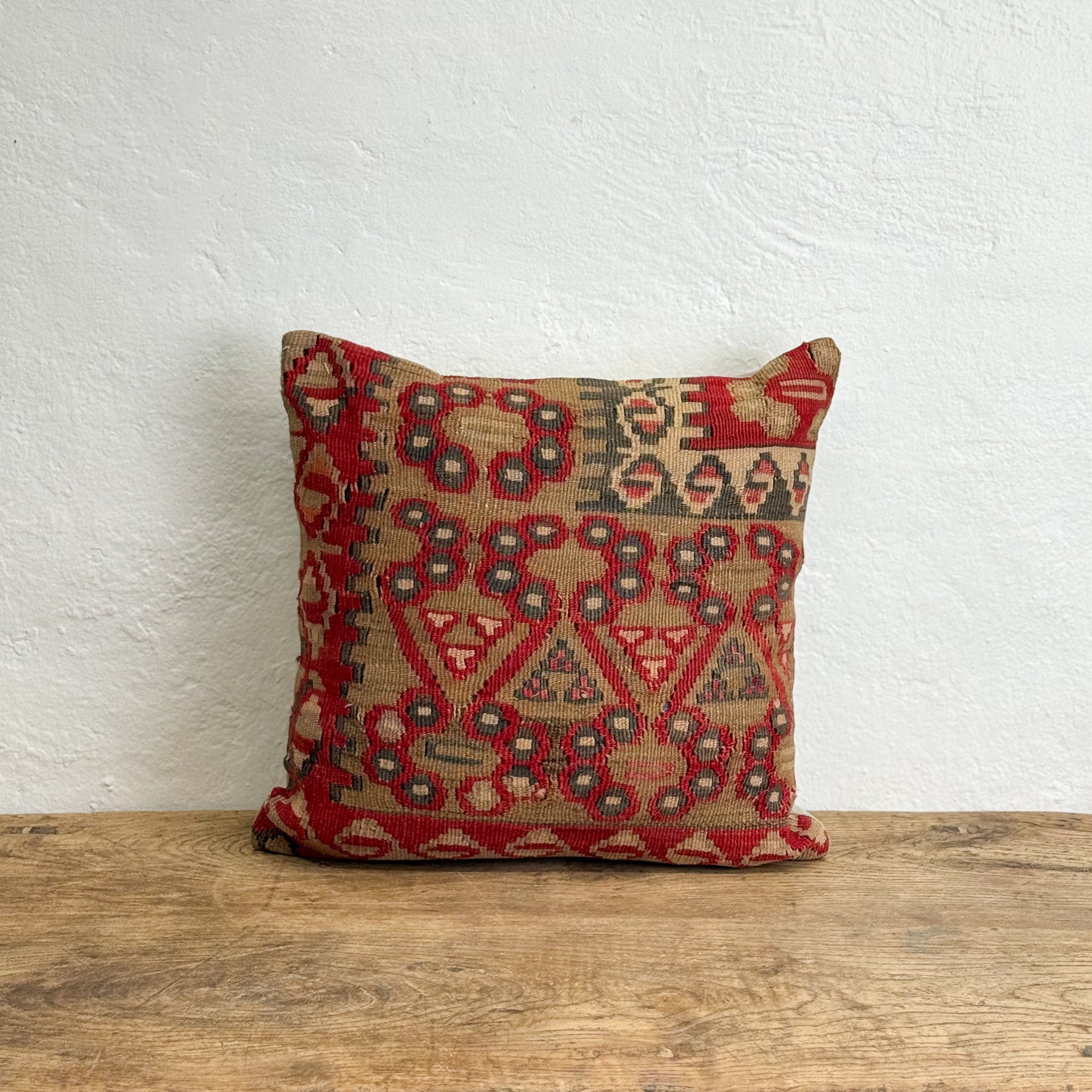 Old Kilim Rug Cushion XI