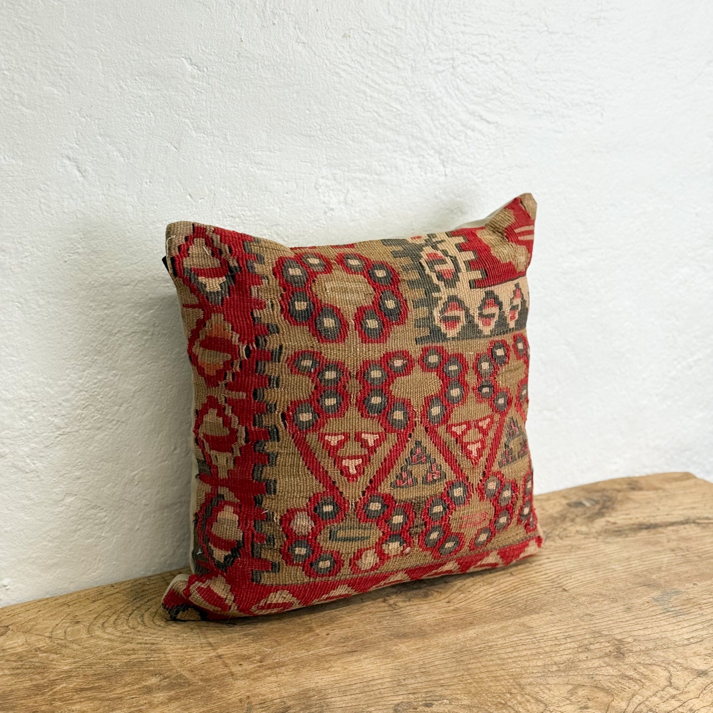 Old Kilim Rug Cushion XI