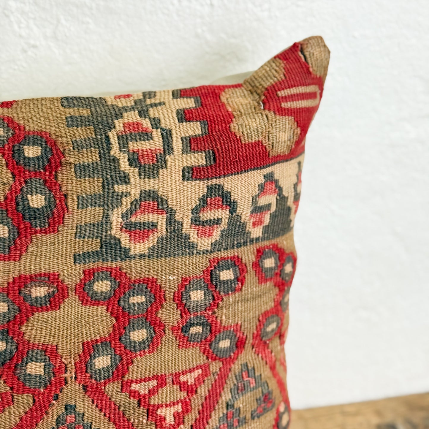 Old Kilim Rug Cushion XI