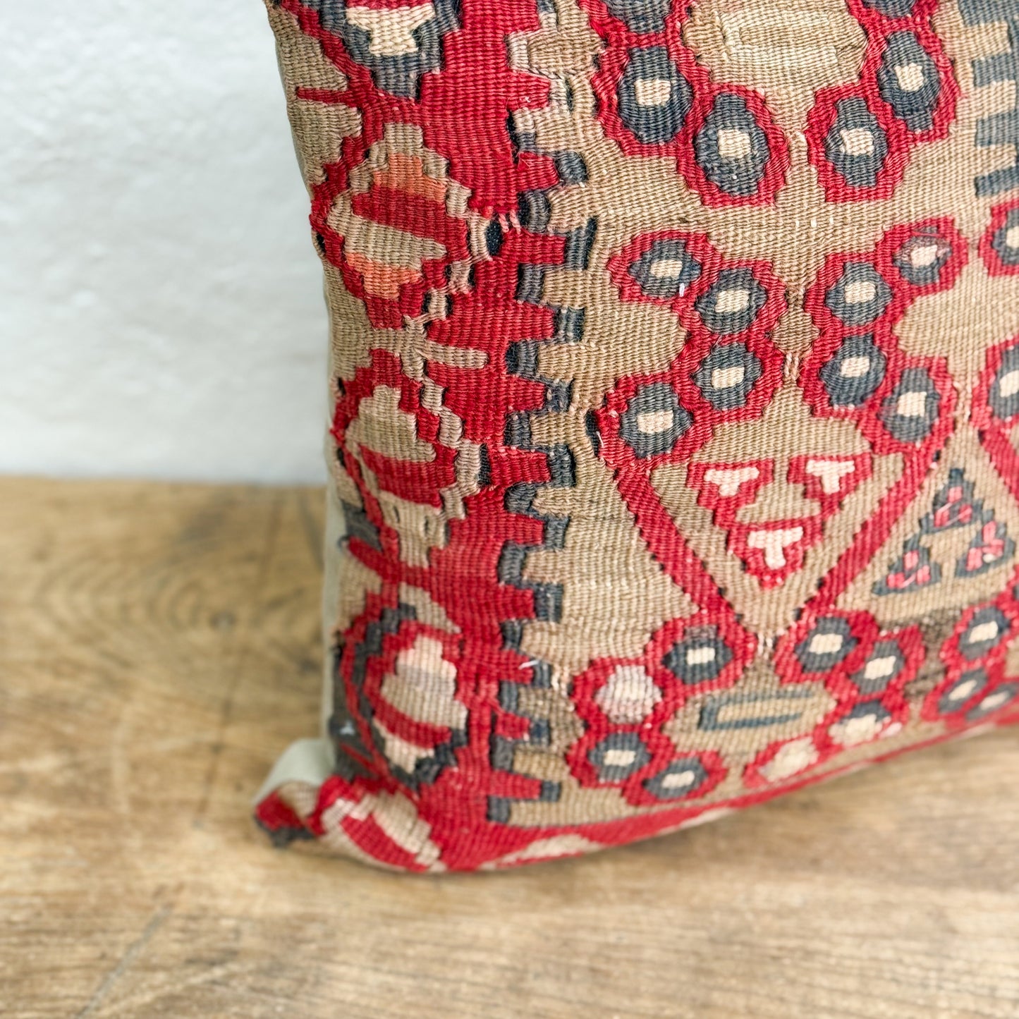 Old Kilim Rug Cushion XI
