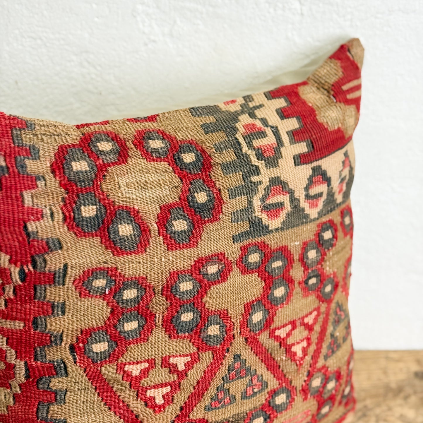 Old Kilim Rug Cushion XI