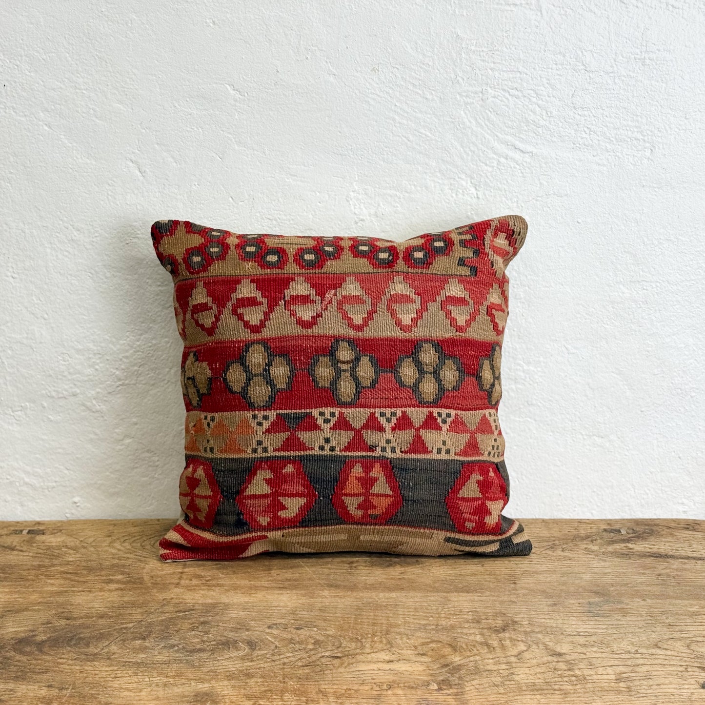 Old Kilim Rug Cushion XII