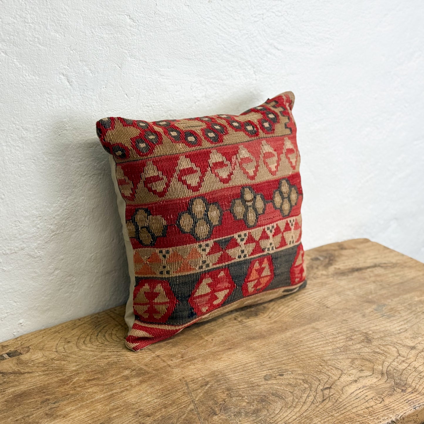 Old Kilim Rug Cushion XII