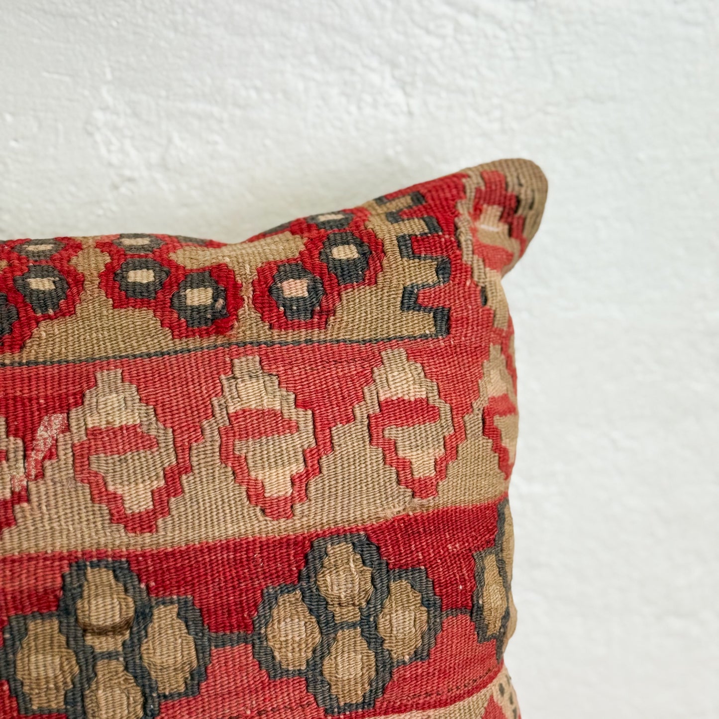 Old Kilim Rug Cushion XII