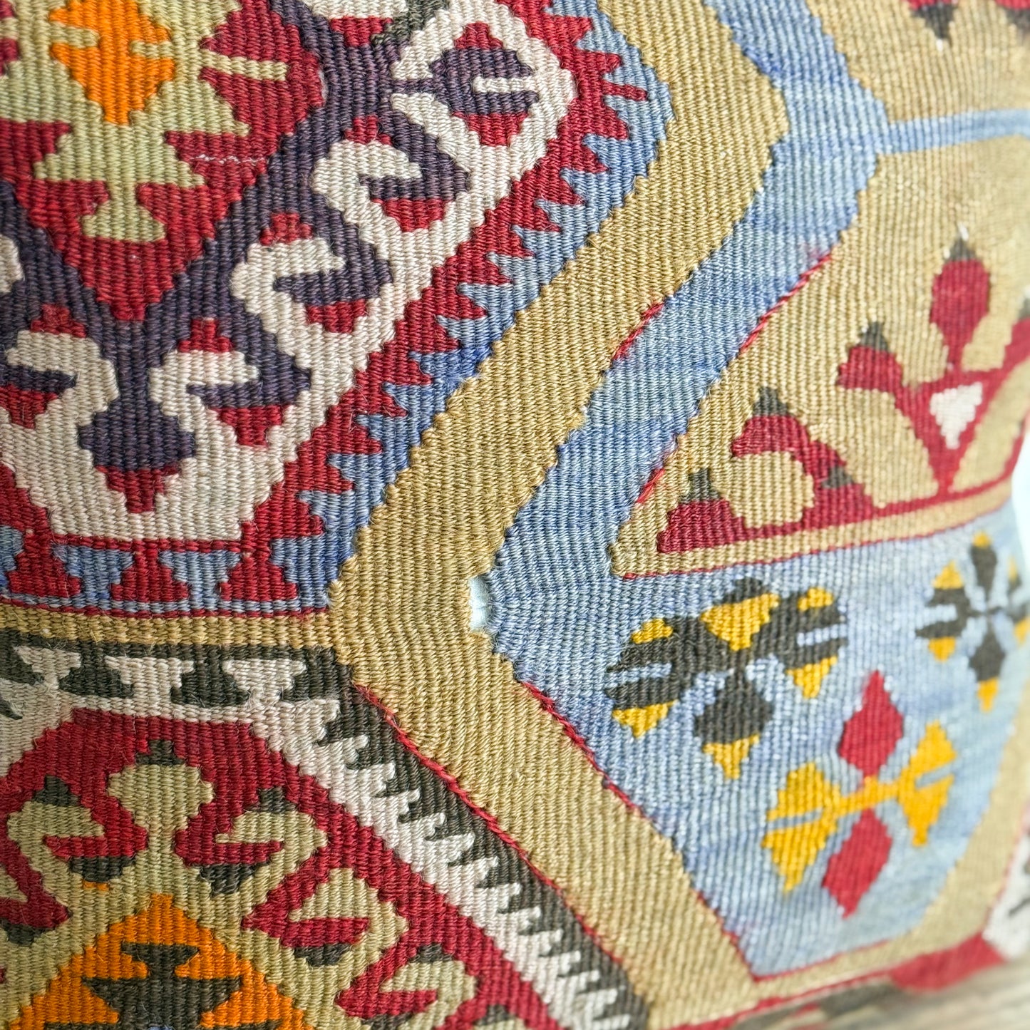Old Kilim Rug Cushion XIII