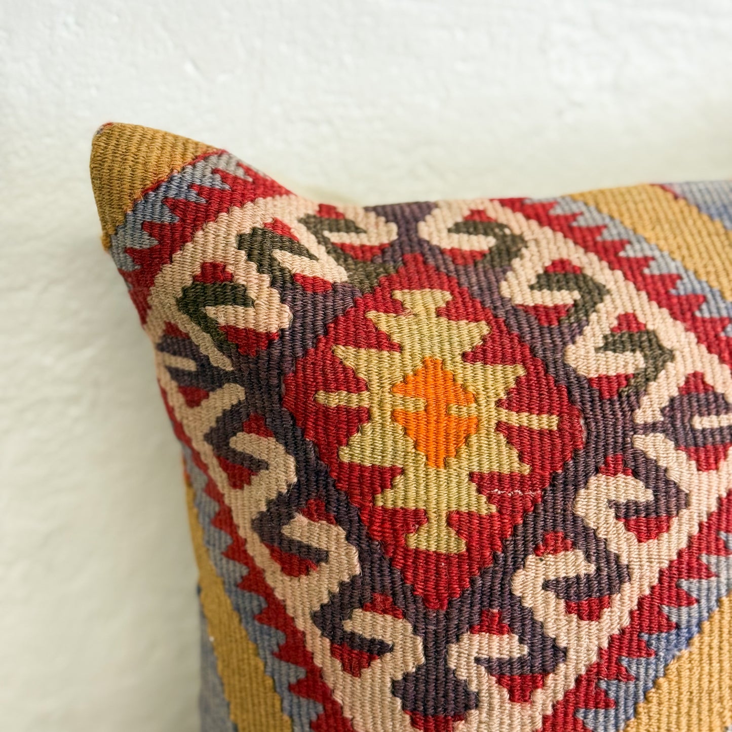Old Kilim Rug Cushion XIII