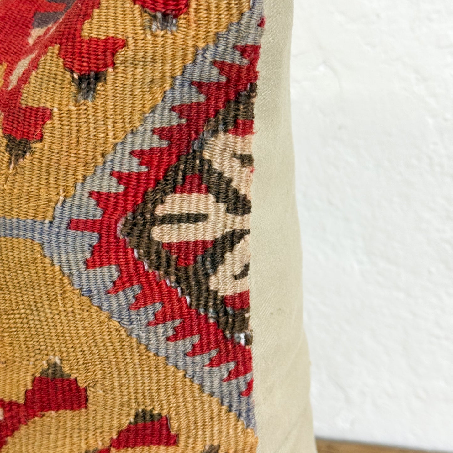 Old Kilim Rug Cushion XIII