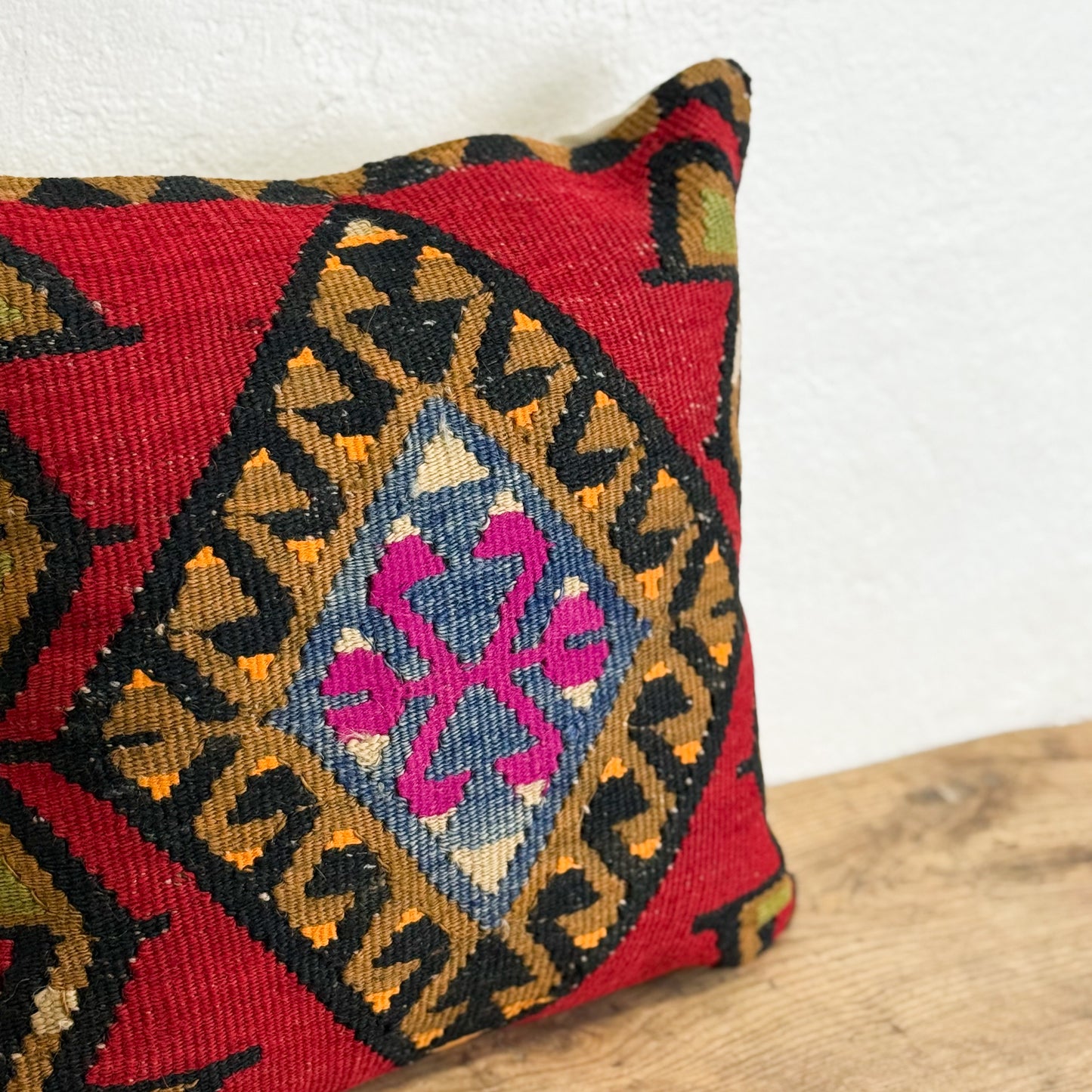 Old Kilim Rug Cushion XVI