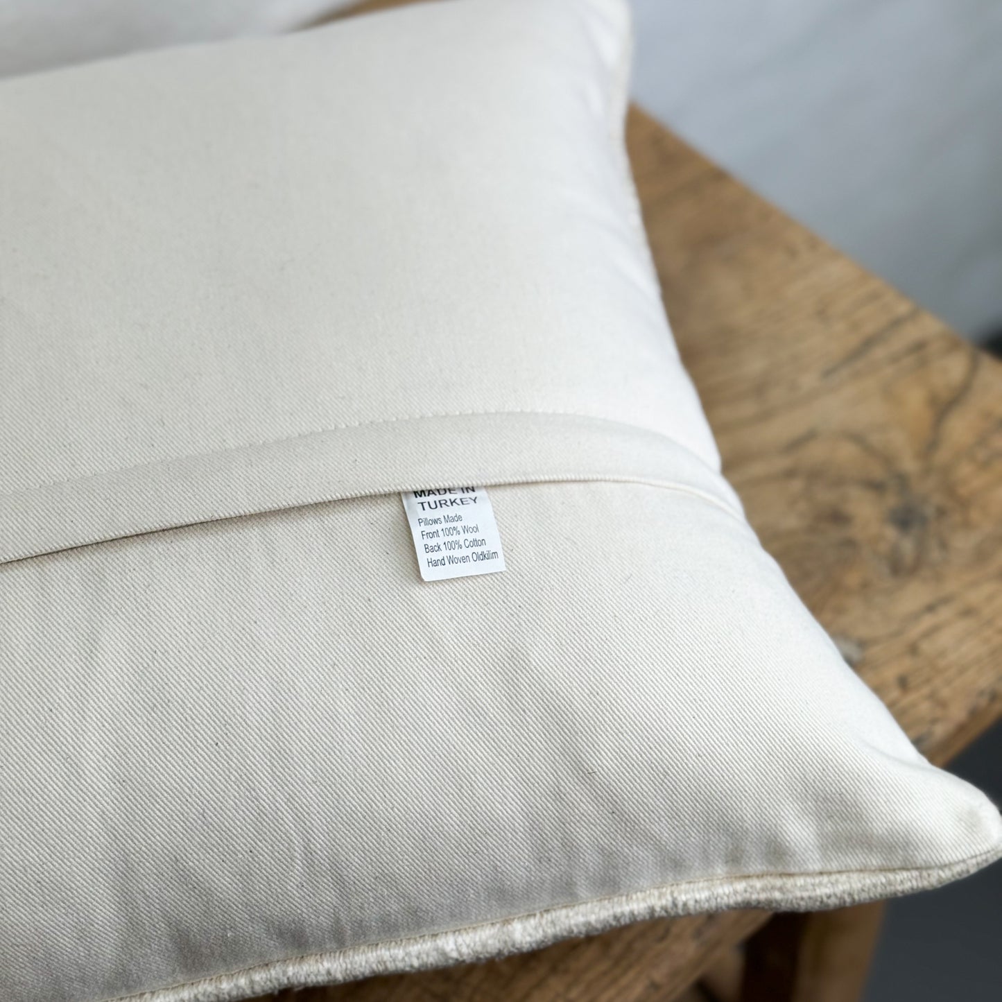 Plain Old Kilim Rug Cushion IV