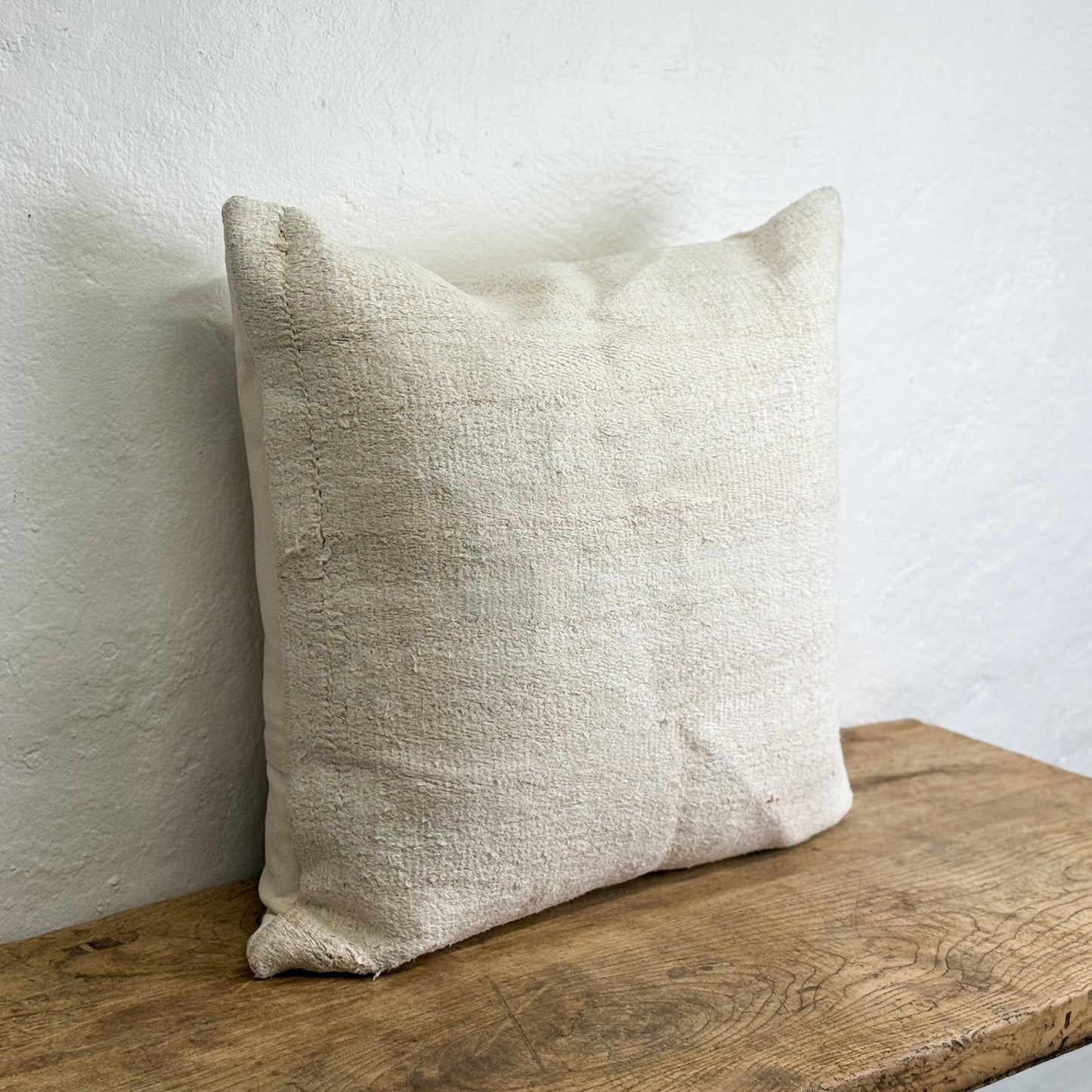 Plain Old Kilim Rug Cushion V